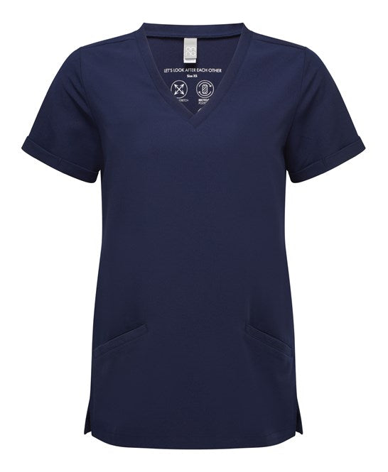 12x Womens Pocket Tunics by Onna in Navy by Print Lab Deals — Custom branded clothing by Print Press, featuring premium embroidery produced in our specialist print lab in the UK.