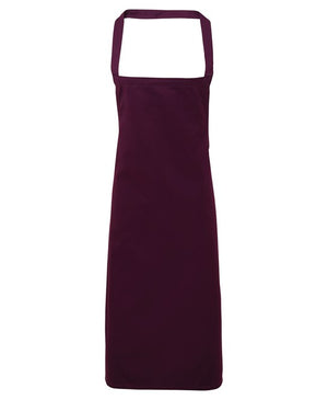 12 x Organic Apron By Premier in Aubergine by Print Lab Deals — Custom branded clothing by Print Press, featuring premium embroidery produced in our specialist print lab in the UK.