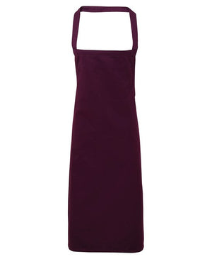 24 x Organic Apron By Premier in Aubergine by Print Lab Deals — Custom branded clothing by Print Press, featuring premium embroidery produced in our specialist print lab in the UK.