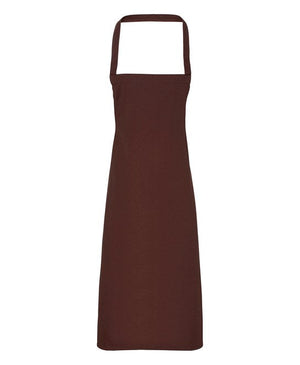 48 x Organic Apron By Premier in Brown by Print Lab Deals — Custom branded clothing by Print Press, featuring premium embroidery produced in our specialist print lab in the UK.