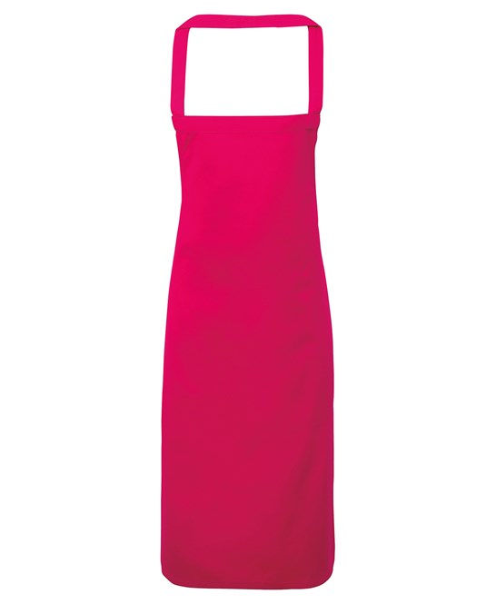48 x Organic Apron By Premier in Hot Pink by Print Lab Deals — Custom branded clothing by Print Press, featuring premium embroidery produced in our specialist print lab in the UK.