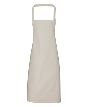 12 x Organic Apron By Premier in Natural by Print Lab Deals — Custom branded clothing by Print Press, featuring premium embroidery produced in our specialist print lab in the UK.