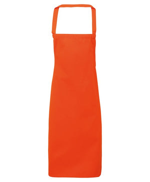 24 x Organic Apron By Premier in Orange by Print Lab Deals — Custom branded clothing by Print Press, featuring premium embroidery produced in our specialist print lab in the UK.
