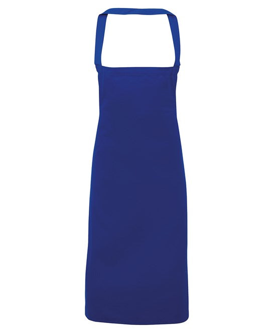 24 x Organic Apron By Premier in Royal by Print Lab Deals — Custom branded clothing by Print Press, featuring premium embroidery produced in our specialist print lab in the UK.