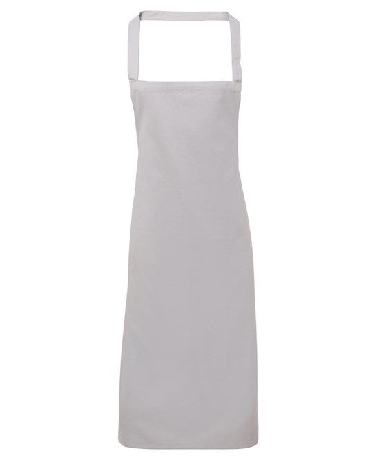 48 x Organic Apron By Premier in Silver Grey by Print Lab Deals — Custom branded clothing by Print Press, featuring premium embroidery produced in our specialist print lab in the UK.