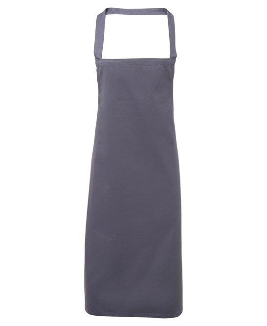 24 x Organic Apron By Premier in Steel by Print Lab Deals — Custom branded clothing by Print Press, featuring premium embroidery produced in our specialist print lab in the UK.