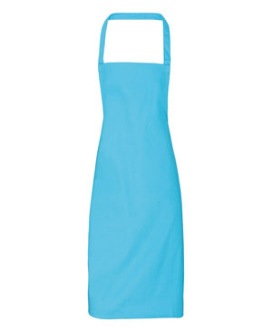 12 x Organic Apron By Premier in Turquoise by Print Lab Deals — Custom branded clothing by Print Press, featuring premium embroidery produced in our specialist print lab in the UK.