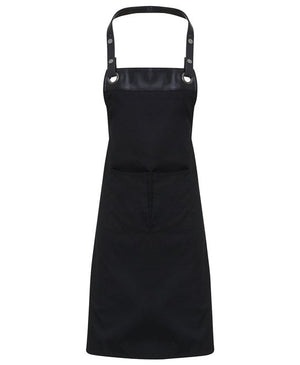 24 x Espresso Bib Aprons in Black Black by Print Lab Deals — Custom branded clothing by Print Press, featuring premium embroidery produced in our specialist print lab in the UK.