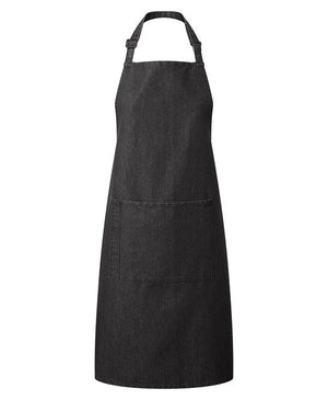 12 x Classic Aprons by Premier in Black Denim by Print Lab Deals — Custom branded clothing by Print Press, featuring premium embroidery produced in our specialist print lab in the UK.