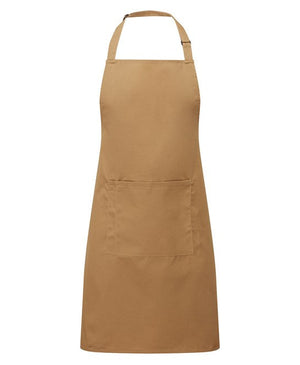 12 x Classic Aprons by Premier in Camel by Print Lab Deals — Custom branded clothing by Print Press, featuring premium embroidery produced in our specialist print lab in the UK.