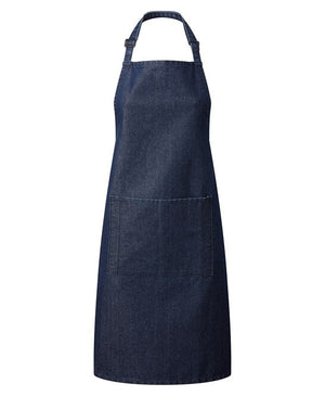 12 x Classic Aprons by Premier in Indigo Denim by Print Lab Deals — Custom branded clothing by Print Press, featuring premium embroidery produced in our specialist print lab in the UK.