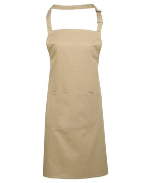 12 x Classic Aprons by Premier in Khaki by Print Lab Deals — Custom branded clothing by Print Press, featuring premium embroidery produced in our specialist print lab in the UK.