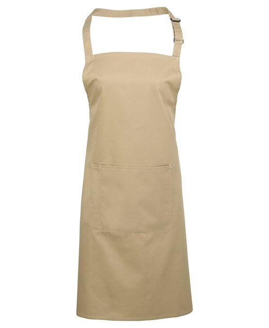 12 x Classic Aprons by Premier in Khaki by Print Lab Deals — Custom branded clothing by Print Press, featuring premium embroidery produced in our specialist print lab in the UK.