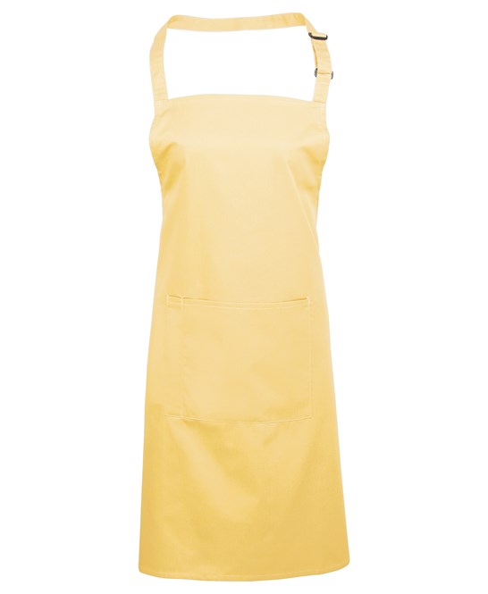 24 x Classic Aprons by Premier in Lemon by Print Lab Deals — Custom branded clothing by Print Press, featuring premium embroidery produced in our specialist print lab in the UK.