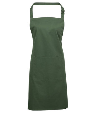 12 x Classic Aprons by Premier in Moss Green by Print Lab Deals — Custom branded clothing by Print Press, featuring premium embroidery produced in our specialist print lab in the UK.