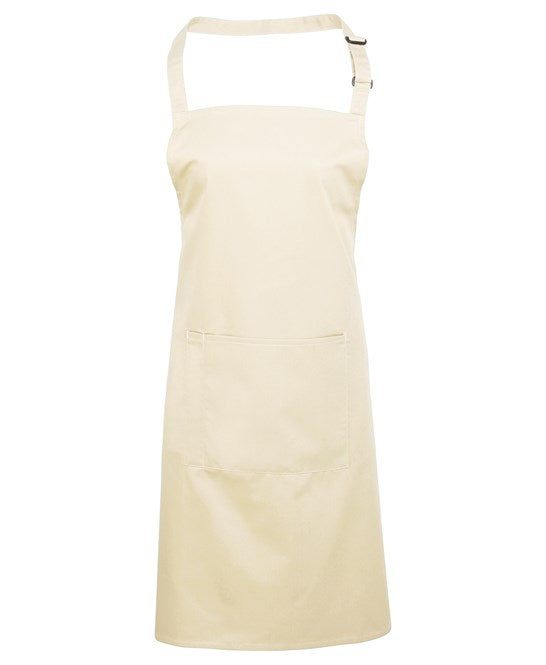 12 x Classic Aprons by Premier in Natural by Print Lab Deals — Custom branded clothing by Print Press, featuring premium embroidery produced in our specialist print lab in the UK.