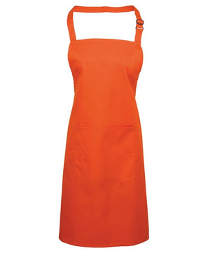 12 x Classic Aprons by Premier in Orange by Print Lab Deals — Custom branded clothing by Print Press, featuring premium embroidery produced in our specialist print lab in the UK.