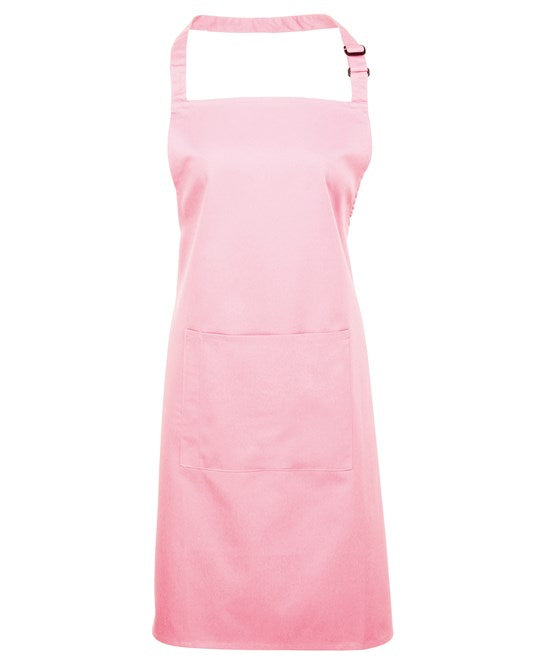 24 x Classic Aprons by Premier in Pink by Print Lab Deals — Custom branded clothing by Print Press, featuring premium embroidery produced in our specialist print lab in the UK.
