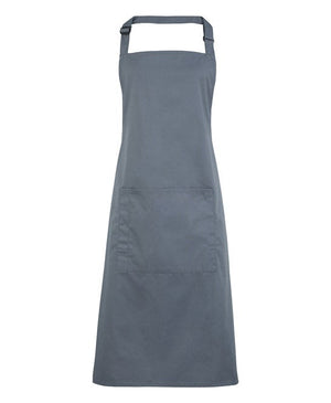12 x Classic Aprons by Premier in Steel by Print Lab Deals — Custom branded clothing by Print Press, featuring premium embroidery produced in our specialist print lab in the UK.