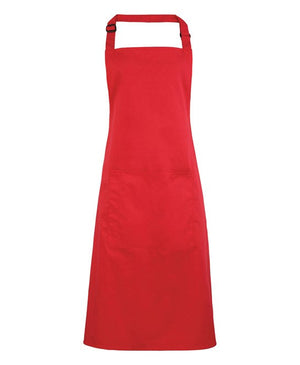 12 x Classic Aprons by Premier in Strawberry Red by Print Lab Deals — Custom branded clothing by Print Press, featuring premium embroidery produced in our specialist print lab in the UK.