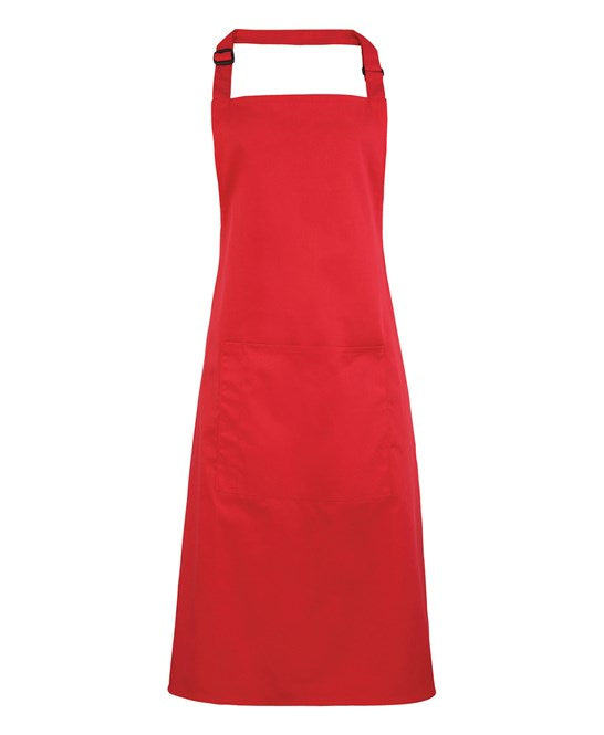 12 x Classic Aprons by Premier in Strawberry Red by Print Lab Deals — Custom branded clothing by Print Press, featuring premium embroidery produced in our specialist print lab in the UK.