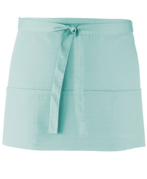 12 x 3-Pocket Apron by Premier in Aqua by Print Lab Deals — Custom branded clothing by Print Press, featuring premium embroidery produced in our specialist print lab in the UK.