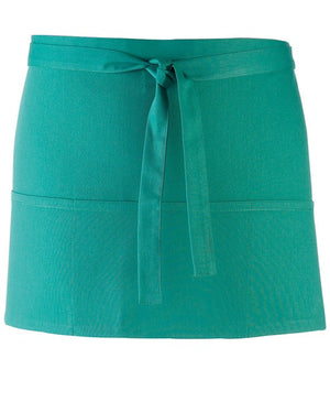 12 x 3-Pocket Apron by Premier in Emerald by Print Lab Deals — Custom branded clothing by Print Press, featuring premium embroidery produced in our specialist print lab in the UK.