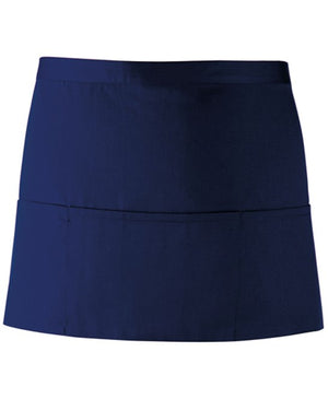 12 x 3-Pocket Apron by Premier in Navy by Print Lab Deals — Custom branded clothing by Print Press, featuring premium embroidery produced in our specialist print lab in the UK.