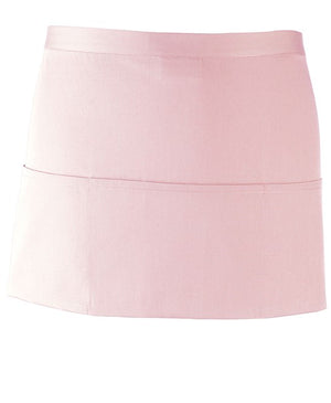 12 x 3-Pocket Apron by Premier in Pink by Print Lab Deals — Custom branded clothing by Print Press, featuring premium embroidery produced in our specialist print lab in the UK.