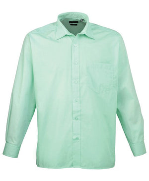 6 x Classic Poplin Shirt By Premier in Aqua by Print Lab Deals — Custom branded clothing by Print Press, featuring premium embroidery produced in our specialist print lab in the UK.