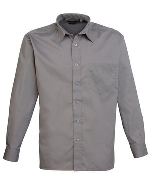 12 x Classic Poplin Shirt By Premier in Dark Grey by Print Lab Deals — Custom branded clothing by Print Press, featuring premium embroidery produced in our specialist print lab in the UK.