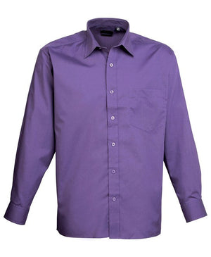 24 x Classic Poplin Shirt By Premier in Purple by Print Lab Deals — Custom branded clothing by Print Press, featuring premium embroidery produced in our specialist print lab in the UK.