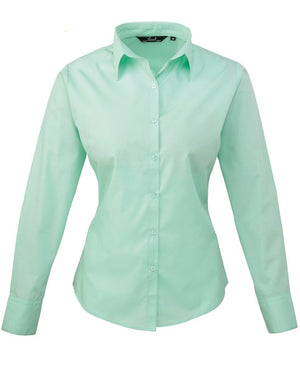6 x Classic Blouse By Premier in Aqua by Print Lab Deals — Custom branded clothing by Print Press, featuring premium embroidery produced in our specialist print lab in the UK.