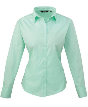 12 x Classic Blouse By Premier in Aqua by Print Lab Deals — Custom branded clothing by Print Press, featuring premium embroidery produced in our specialist print lab in the UK.