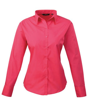 12 x Classic Blouse By Premier in Hot Pink by Print Lab Deals — Custom branded clothing by Print Press, featuring premium embroidery produced in our specialist print lab in the UK.