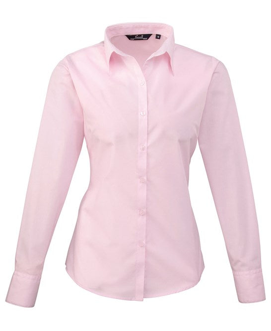 6 x Classic Blouse By Premier in Pink by Print Lab Deals — Custom branded clothing by Print Press, featuring premium embroidery produced in our specialist print lab in the UK.