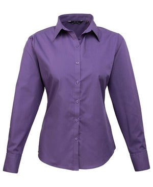 6 x Classic Blouse By Premier in Purple by Print Lab Deals — Custom branded clothing by Print Press, featuring premium embroidery produced in our specialist print lab in the UK.