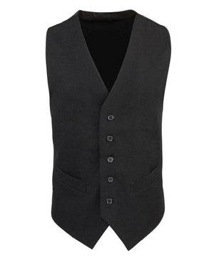 12 x Hospitality Waistcoat by Premier in by Print Lab Deals — Custom branded clothing by Print Press, featuring premium embroidery produced in our specialist print lab in the UK.