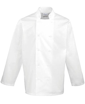12 x Quality Chef Jackets by Premier in White by Print Lab Deals — Custom branded clothing by Print Press, featuring premium embroidery produced in our specialist print lab in the UK.