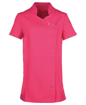 6 x Spa & Beauty Tunic By Premier in Hot Pink by Print Lab Deals — Custom branded clothing by Print Press, featuring premium embroidery produced in our specialist print lab in the UK.