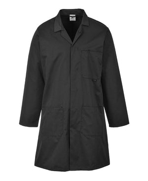 24 x Lab Coats By Portwest in Black by Print Lab Deals — Custom branded clothing by Print Press, featuring premium embroidery produced in our specialist print lab in the UK.