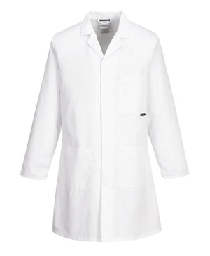 6 x Lab Coats By Portwest in White by Print Lab Deals — Custom branded clothing by Print Press, featuring premium embroidery produced in our specialist print lab in the UK.