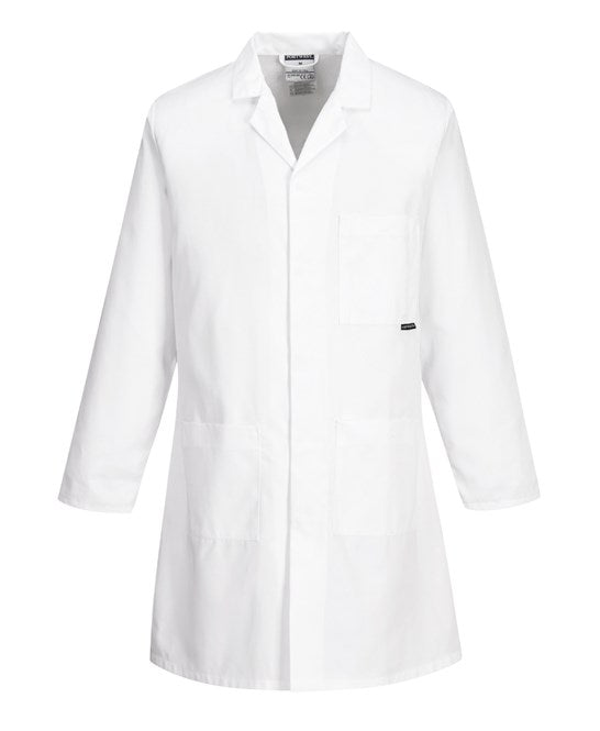 24 x Lab Coats By Portwest in White by Print Lab Deals — Custom branded clothing by Print Press, featuring premium embroidery produced in our specialist print lab in the UK.