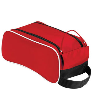 10 x Sports Shoe Bag by Quadra in Classic Red Black White by Print Lab Deals — Custom branded clothing by Print Press, featuring premium embroidery produced in our specialist print lab in the UK.