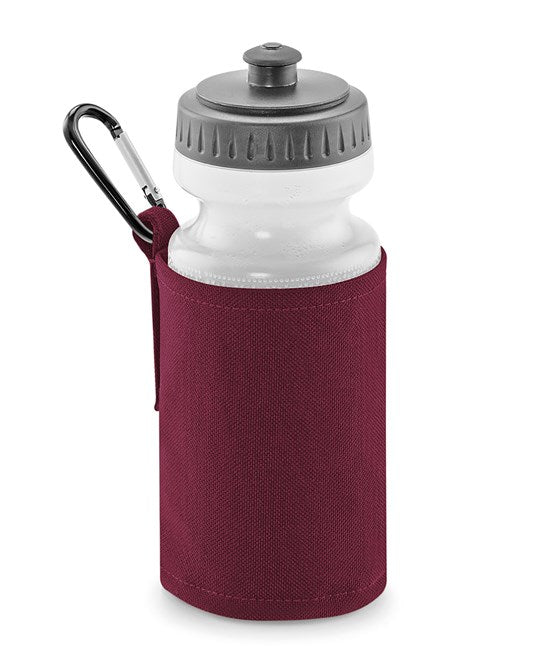 10 x Water Bottles & Holders by Quadra in Burgundy by Print Lab Deals — Custom branded clothing by Print Press, featuring premium embroidery produced in our specialist print lab in the UK.