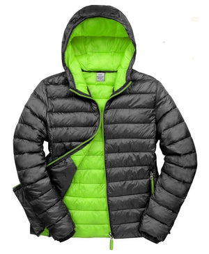 5 x Urban Snow Bird Hooded Jacket in Black Lime by Print Lab Deals — Custom branded clothing by Print Press, featuring premium embroidery produced in our specialist print lab in the UK.
