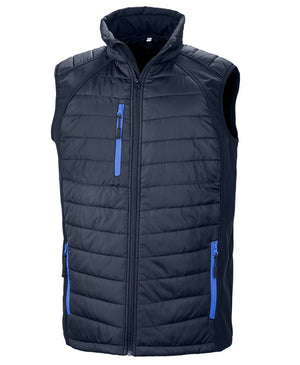 4 x Padded Softshell Bodywarmers in Navy Royal* by Print Lab Deals — Custom branded clothing by Print Press, featuring premium embroidery produced in our specialist print lab in the UK.