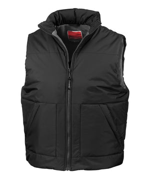 2 x Fleece-Lined Bodywarmer by Result in Black by Print Lab Deals — Custom branded clothing by Print Press, featuring premium embroidery produced in our specialist print lab in the UK.