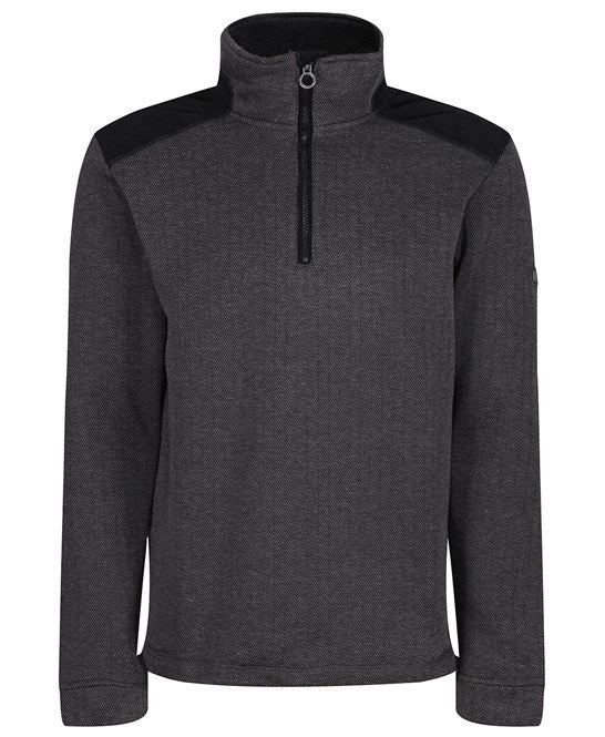 16 x Holbeck 1/2 Zip Fleece By Regatta in Black by Print Lab Deals — Custom branded clothing by Print Press, featuring premium embroidery produced in our specialist print lab in the UK.