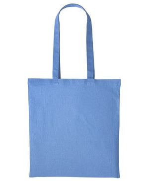 100 x Classic Tote Bag by Nutshell in Cornflower Blue by Print Lab Deals — Custom branded clothing by Print Press, featuring premium embroidery produced in our specialist print lab in the UK.